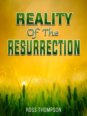 cover image of Reality of the Resurrection